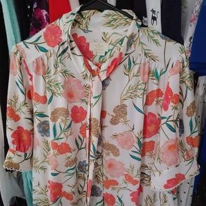 Kate Spade Floral Blouse
